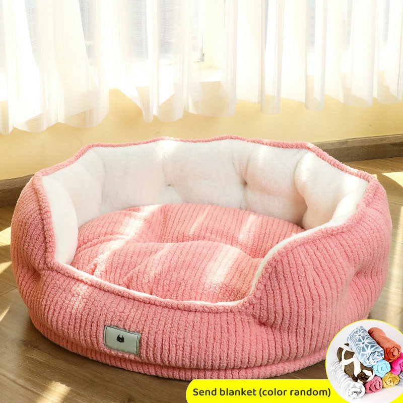 Doghouse Winter Warm Four Seasons Universal Small Dog Teddy Bichon Dog Bed Sofa Netflix Cat Nest Pet Supplies