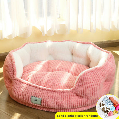 Doghouse Winter Warm Four Seasons Universal Small Dog Teddy Bichon Dog Bed Sofa Netflix Cat Nest Pet Supplies